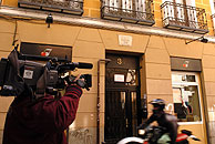 Vivienda de Madrid registrada tras la detencin. (Foto: EFE)